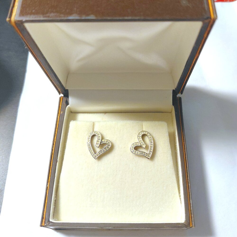 Luciano Milano Silver Earrings Made in Italy (Box Included)
